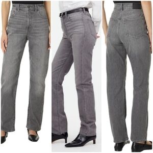 Madewell Women's "90s Straight" Leg Gray Jeans Sz 30